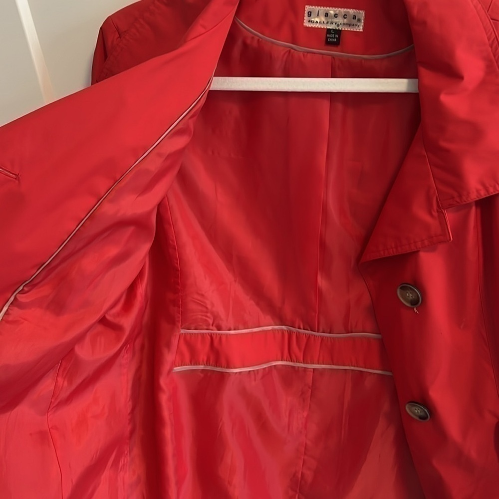 Giacca - Short raincoat - orange/reddish color - size large - Picture 11 of 13
